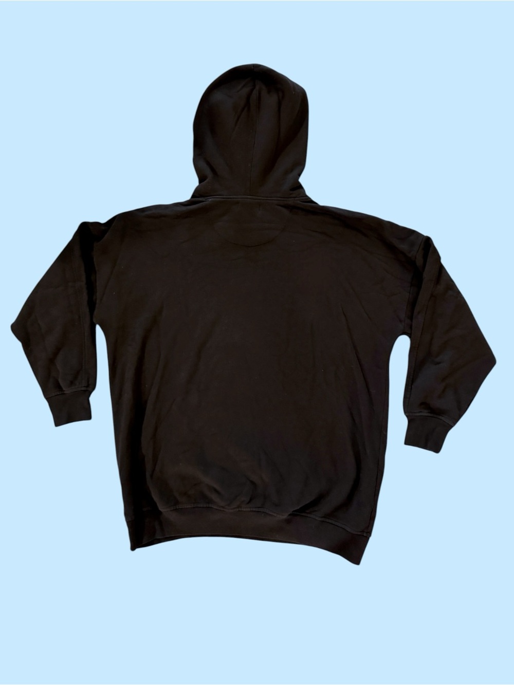 ANINE BING Black Oversized Lottie Graphic Logo Hoodie - Size XS EUC - Picture 10 of 12